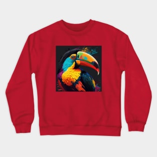 Pop Art Toucan Crewneck Sweatshirt